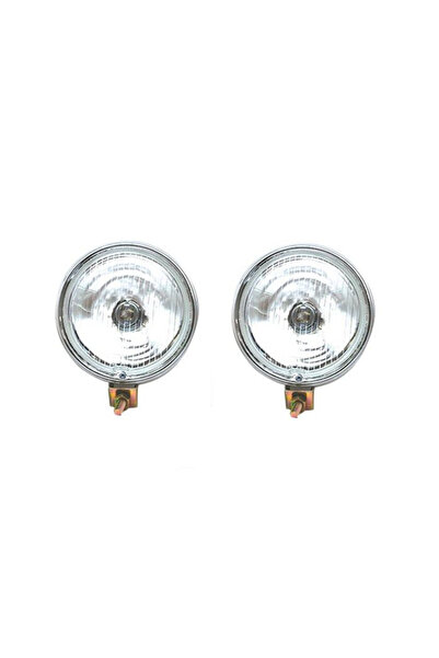 KOTO Sis Lambası Beyaz Büyük Oben Yuvarlak 16 Cm Off Road Sis Farı 2 Adet 12v