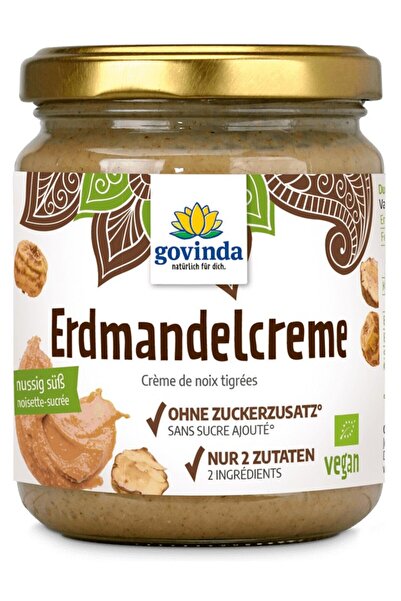 Govinda Crema bio din migdale de pamant, 250g