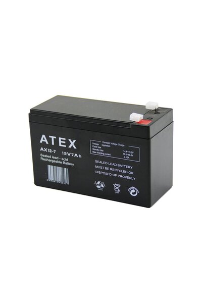 Greathings ATEX AX-12 ( KALIN ) KURU AKÜ ( 12V-7AH ) AMPER