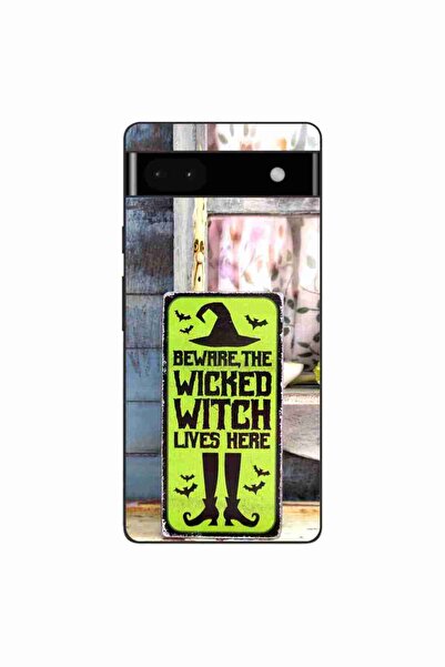 OEM Husa compatibila cu Google Pixel 6A Silicon Gel Tpu Model Halloween Wicke...