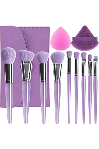 familystore مجموعة فرش المكياج MAUVE 10+2