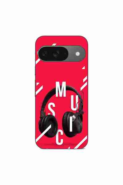 OEM Husa compatibila cu Google Pixel 9 Silicon Gel Tpu Model Music Headphones