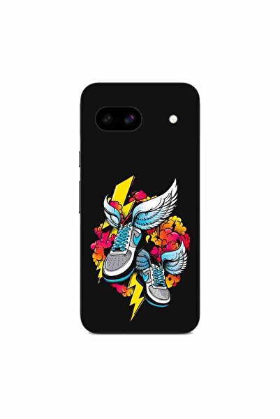 OEM Калъф за Google Pixel 8A от силиконов гел TPU с десен на модни маратонки