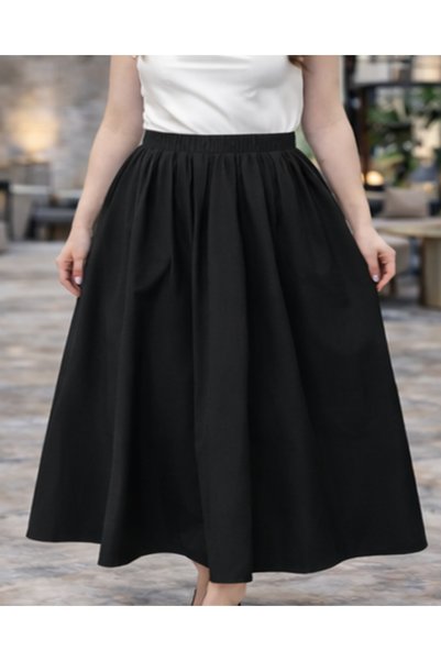 Mügerella High Waist Flowy Midi/Maxi Skirt