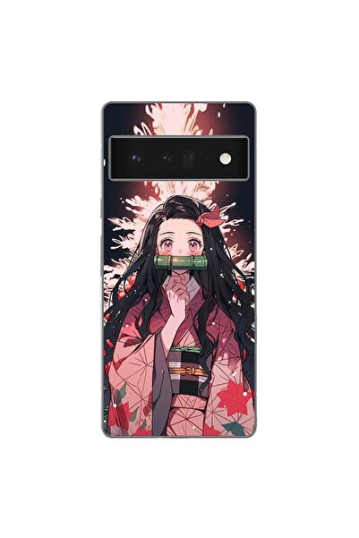 OEM Husa compatibila cu Google Pixel 6 Pro Silicon Gel Tpu Model Demon Slayer...