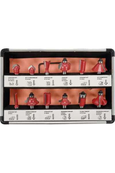 yato Set Freze Lemn, 12 Buc