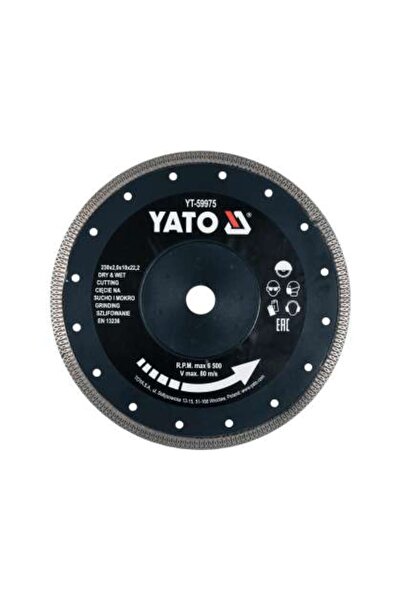 yato Disc diamantat, 230X22.2X2Mm