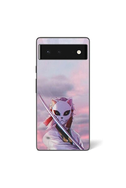 OEM Husa compatibila cu Google Pixel 6 Silicon Gel Tpu Model Demon Slayer Sabito