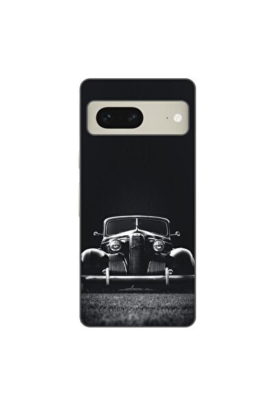 OEM Husa compatibila cu Google Pixel 7 Silicon Gel Tpu Model Old Car