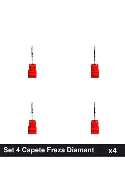 NAİLS Set 4 Capete Freza Diamant Unghii, Manichiura Profesionala, Prelucrare ...