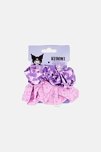 SANRIO مجموعة ربطات شعر وعصابات رأس كورومي للأطفال البنات، 4 قطع، متعددة الألوان