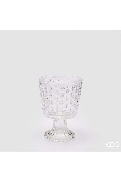 EDG Glass Cup Vase 16 cm – Elegant Decoration for Flowers