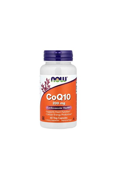 Now Foods CoQ10 200мг 60 капсули
