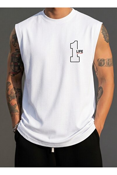 BUWOM Men's Zero Sleeve Sleeveless Mix Series Athlete T-Shirt