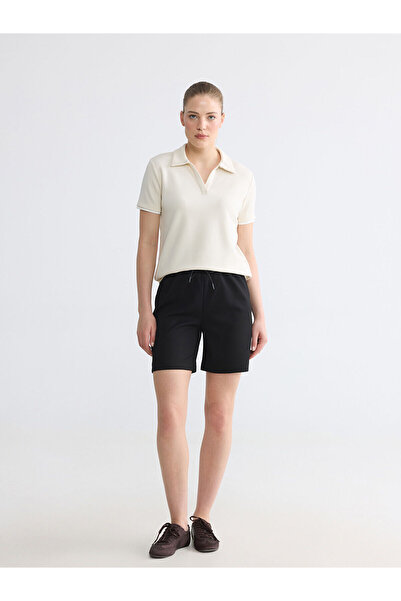 LC Waikiki Vizyon New Season Soft Touch Women's Shorts with Elastic Waist