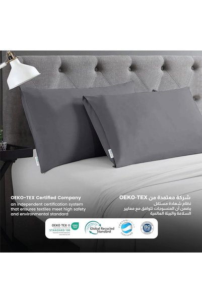 COTTON HOME Pillow Cases Pack of 2, 50x75 cm (20x30 inch) Standard Size Ultra-Soft Brushed Microfiber