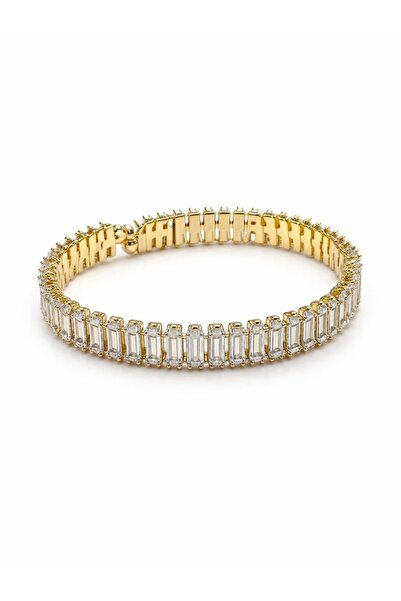 LEROSY CO. Special series baguette stone clamp bracelet