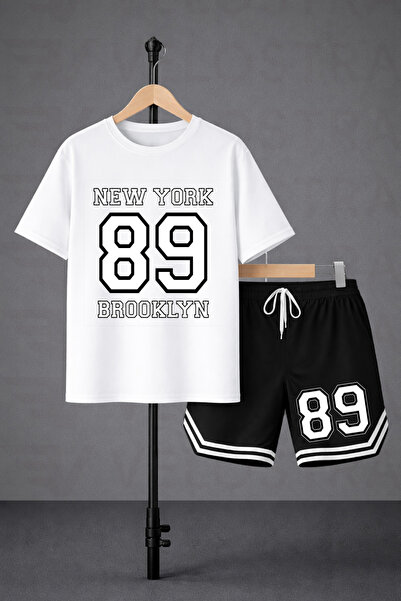 Velostra Unisex New York Printed Oversize Fit Comfortable Fit T-Shirt and Sho...