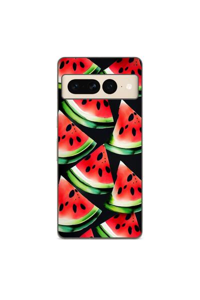 OEM Husa compatibila cu Google Pixel 8 Pro Silicon Gel Tpu Model Watermelon S...