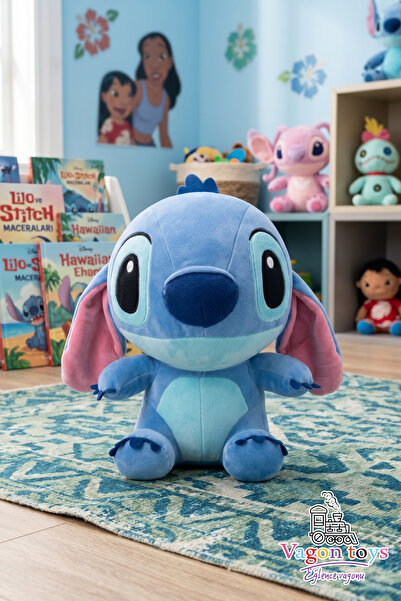 vagontoys Stitch Plush Toy Blue Soft Plush, Stitch Character Toy, Children's ...