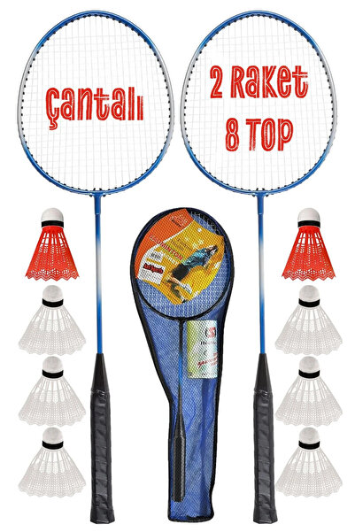 Ozsport Set za badminton od 11 delova sa torbom, set reketa za badminton, 2 r...
