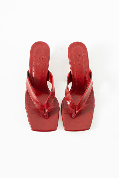 DUXAL SHOES Papuci River pentru femei, cu vârf rotund și toc mic