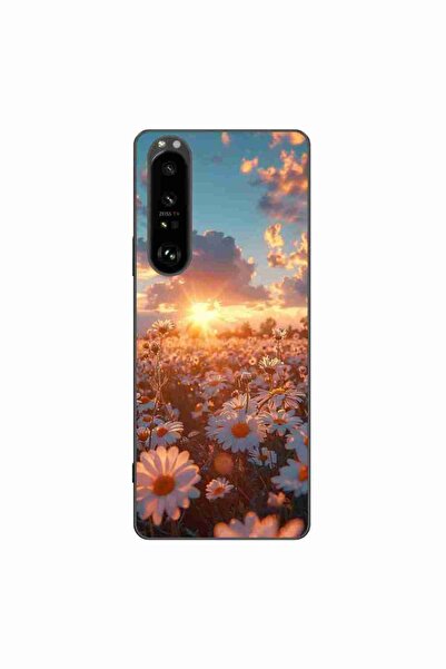OEM Husa compatibila cu Sony Xperia 1 III Silicon Gel Tpu Model Rasarit cu Flori