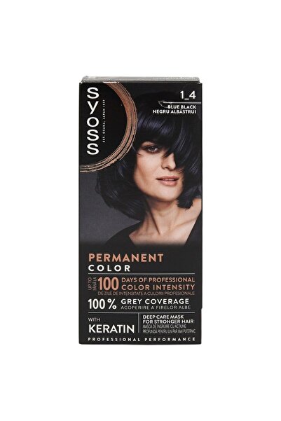 SOHO Vopsea pentru păr, Syoss Professional, 1-4 Albastru Negru