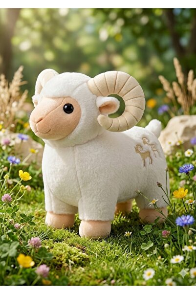 Pufline Koç Peluş Oyuncak Uyku Arkadaşı