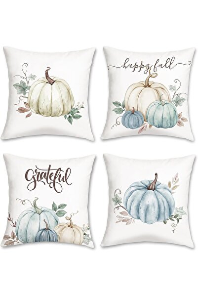 Bonhause Huse de pernă decorative de toamnă pentru Ziua Recunoștinței, 18 x 1...