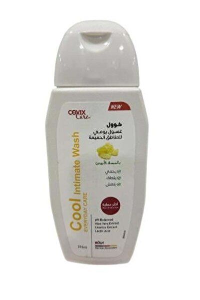 covix غسول يومي للمنطقة الحساسة من كوفيكس كير كول مع المسك الأبيض 215 مل