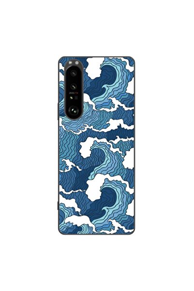 OEM Husa compatibila cu Sony Xperia 1 III Silicon Gel Tpu Model Crazy Waves