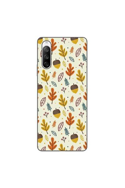 OEM Husa compatibila cu Sony Xperia 10 III Silicon Gel Tpu Model Autumn Pattern
