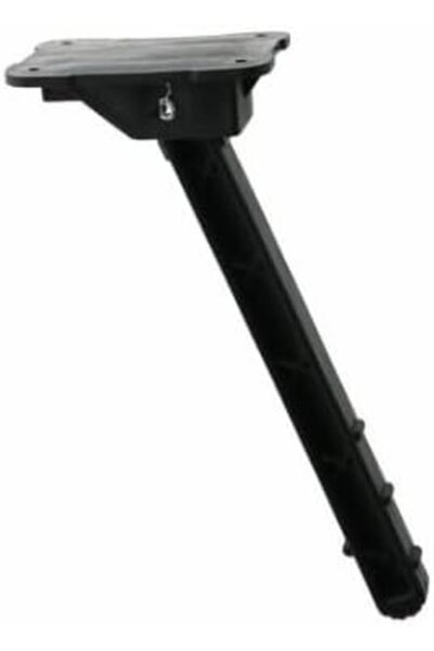 Yıldızan TAMGÜN Picior de masă pliabil din plastic, negru, 20 cm, mecanism de...