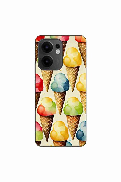 OEM Калъф, съвместим с Oppo Reno13 F, силиконов гел TPU модел с десен на слад...