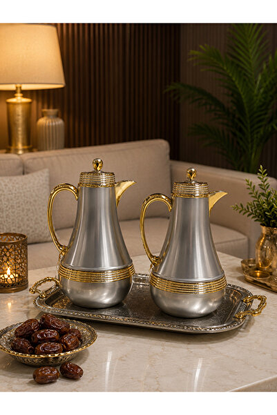 sahal aloula Luxury Thermos Set 12 Hours Heat Preservation |   Multi-Colored ...