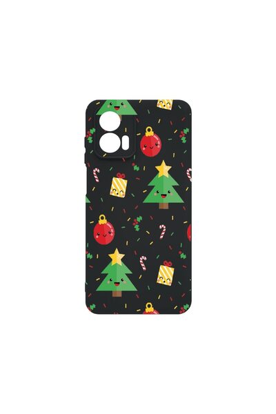 bestcase ¬Æ Husa Slim SIlicon 0.8MM, Compatibila Cu Motorola Moto G85, Xmas T...