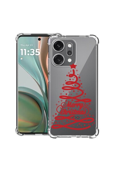bestcase ¬Æ Husa Anti Shock pentru OPPO Reno14 5G cu Design Christams Tree, 2...