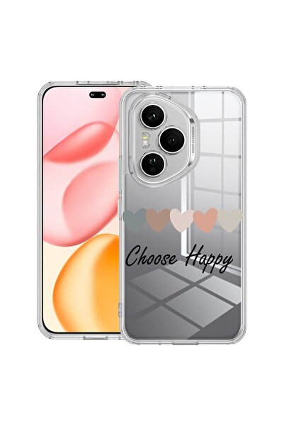 bestcase ¬Æ Husa Clear Silicon pentru Honor 400 Pro, Choose Happy, 2036424 T ...