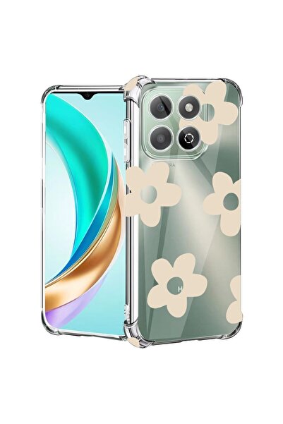bestcase ¬Æ Husa compatibila Honor X8C, Anti Shock 1.5MM, Retro Daisy, Protec...