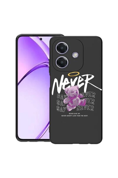 bestcase Husă pentru OPPO A60 5G / A40 / A40M, Ursuleț de pluș - nu spune nic...