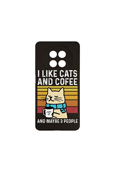 bestcase Θήκη Πρέμιουμ Σιλικόνης για Honor Magic7 Lite, Γάτες και Καφές, 1926...