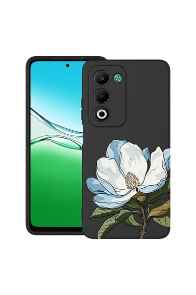 bestcase ¬Æ Husa TPU Ultra Slim Compatibila cu OPPO A5, Floral - Blue Magnoli...