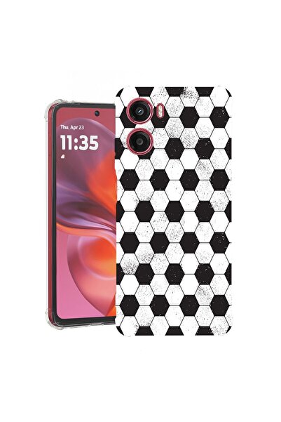 bestcase Θήκη συμβατή με Motorola Moto E15, Αντικραδασμική 1.5MM, Σχέδιο ποδο...