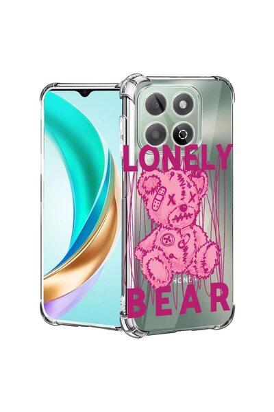 bestcase Θήκη συμβατή με Honor X8C, Αντικραδασμική 1.5MM, Σχέδιο Αρκουδάκι Μο...