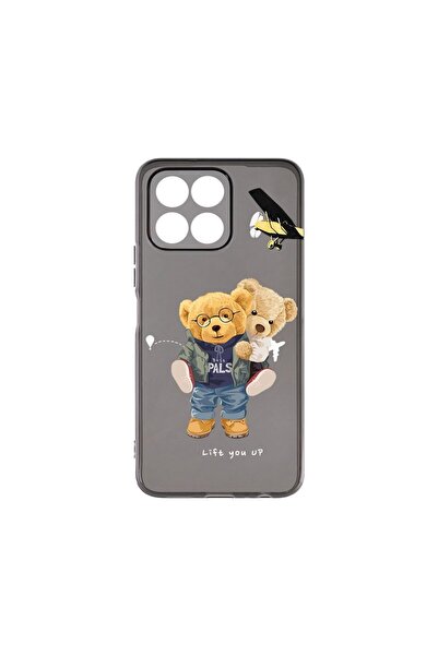 bestcase Графитен силиконов калъф 1.5ММ, съвместим с Honor X6, дизайн Мече ми...