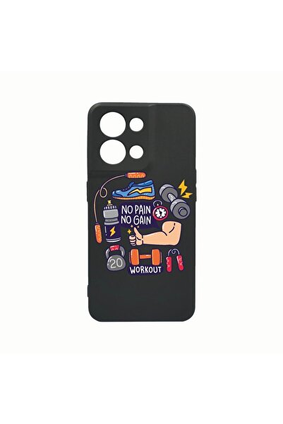 bestcase Husa Silicon, Compatibila cu Oppo Reno8 Pro, No Pain No Gain, Rezist...