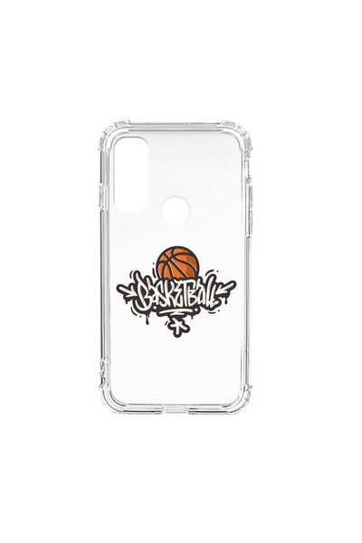 bestcase Husa Anti Shock Silicon Compatibila cu Motorola Moto E40, Basketball...