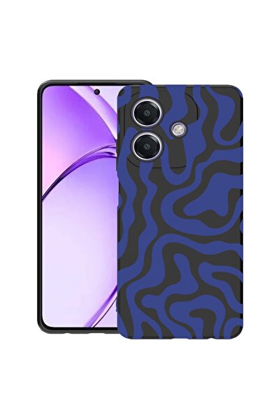 bestcase ¬Æ Husa pentru OPPO A60 5G / A40 / A40M, Blue Abstract Line, Slim Si...