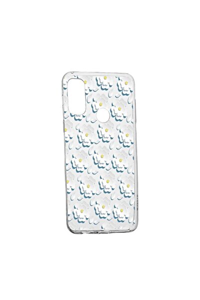 bestcase Husa Daisy - White Flower, pentru Oppo A15, rezistenta la uzura, ant...